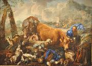 Giovanni Benedetto Castiglione Noahs Sacrifice after the Deluge Germany oil painting artist